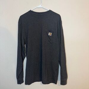 Carhartt Men's Gray Long Sleeve Shirt
